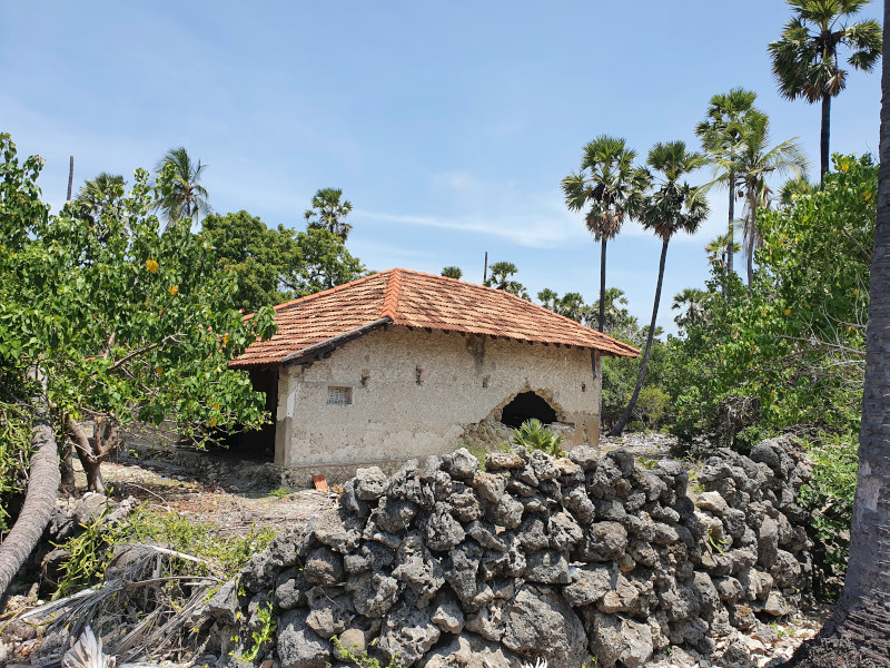 maison abandonnée nord du sri lanka